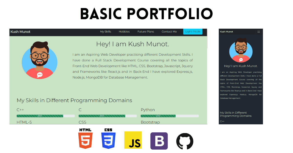 Basic Portfolio