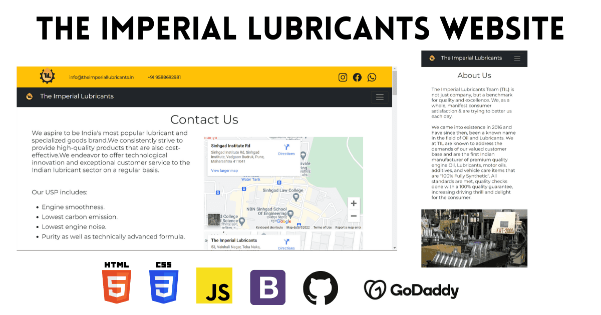 The Imperial Lubricants Website